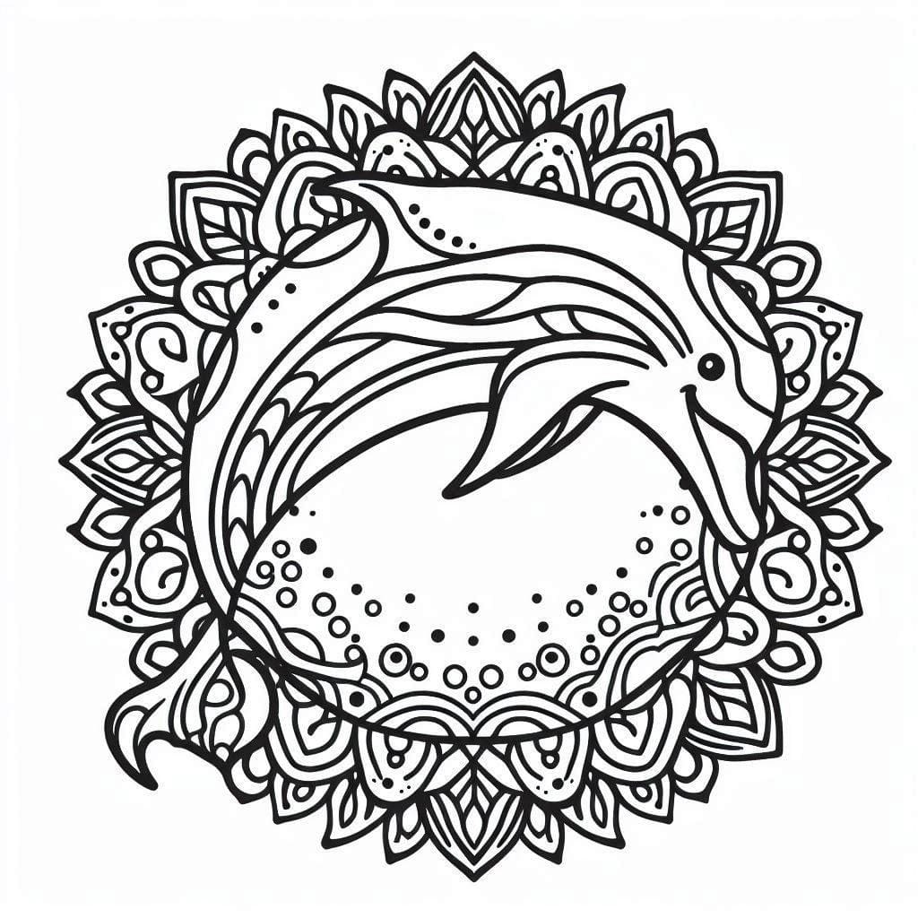 Mandalas Dauphin 13